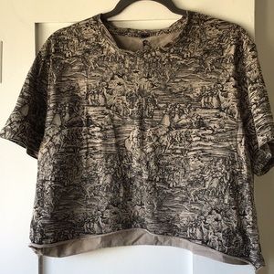 Cropped illustrated top from Pretty Sanke